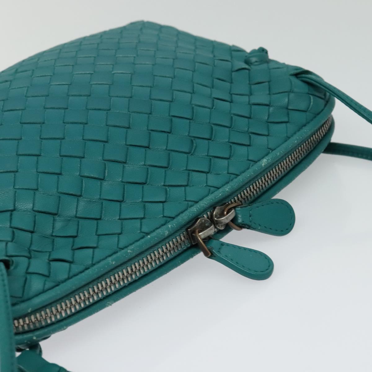 Bottega Veneta Intrecciato, Green, Leather, shoulder