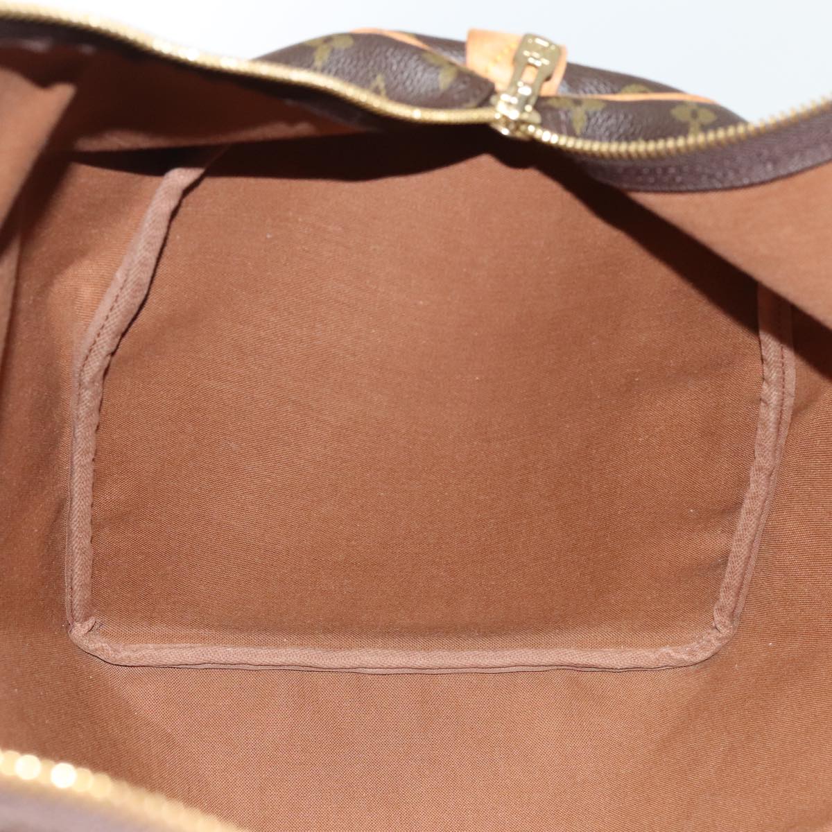 Louis Vuitton Keepall 60, Brown, Canvas, travel