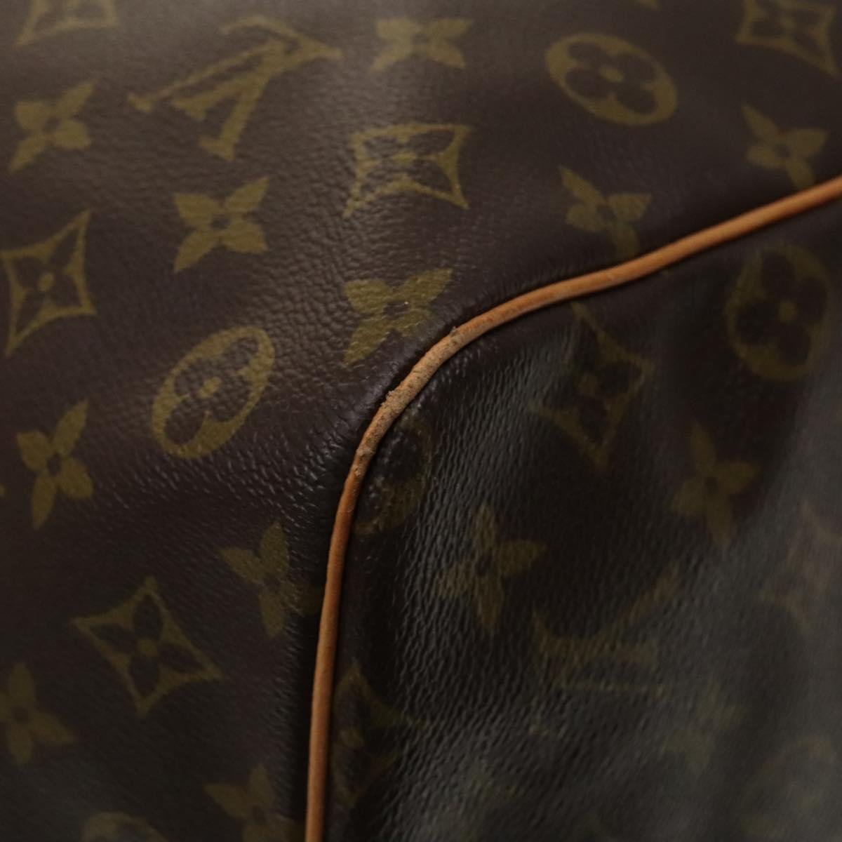 Louis Vuitton Keepall 60, Brown, Canvas, travel