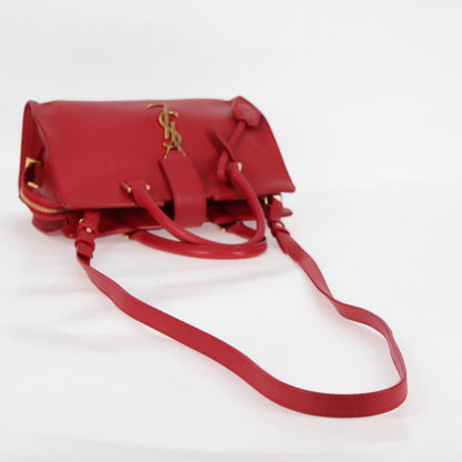 Saint Laurent Chyc, Red, Leather, handbag