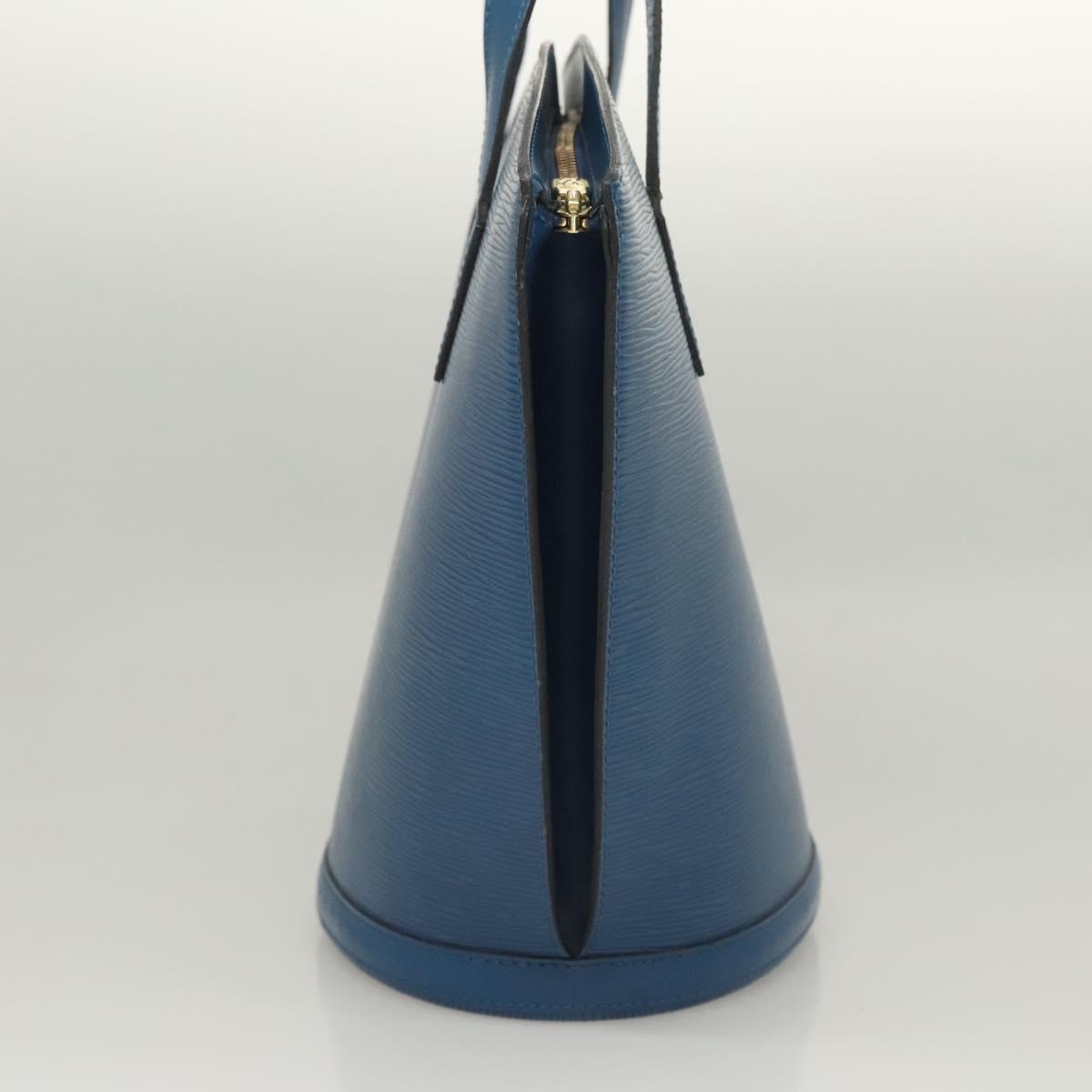 Louis Vuitton Saint Jacques Handbag Epi Leather, BLUE, LEATHER, Shoulder bag