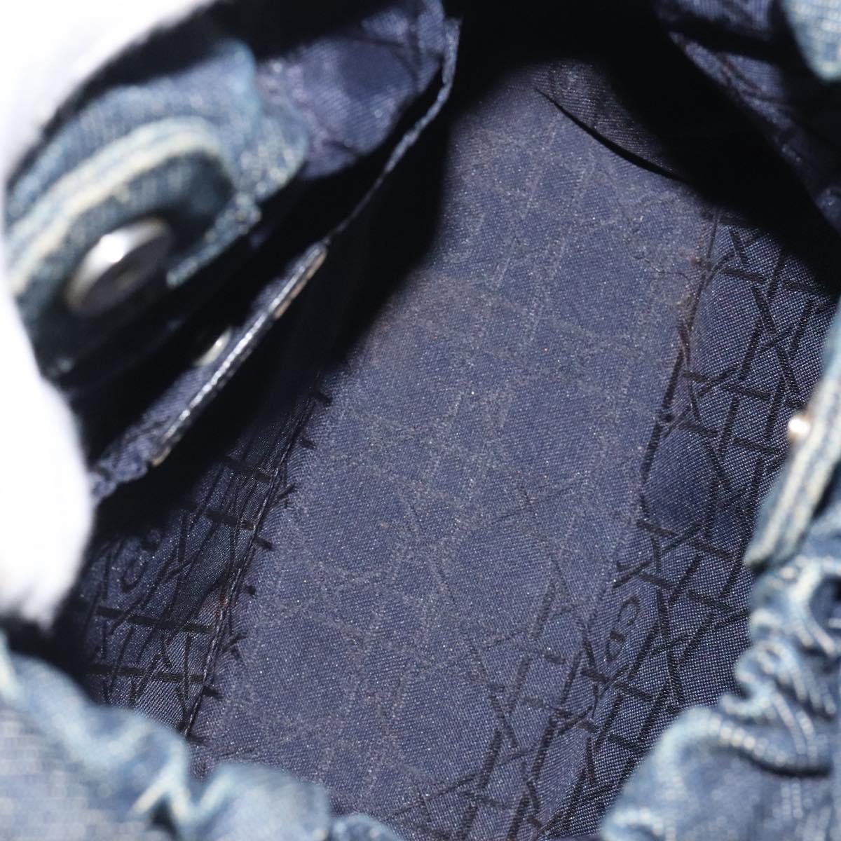 Dior Maris Pearl, Blue, Canvas, handbag