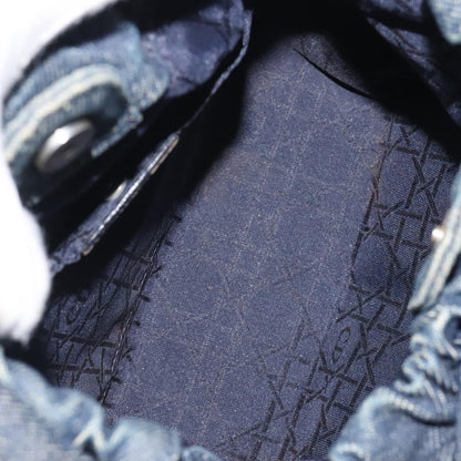 Dior Maris Pearl, Blue, Canvas, handbag