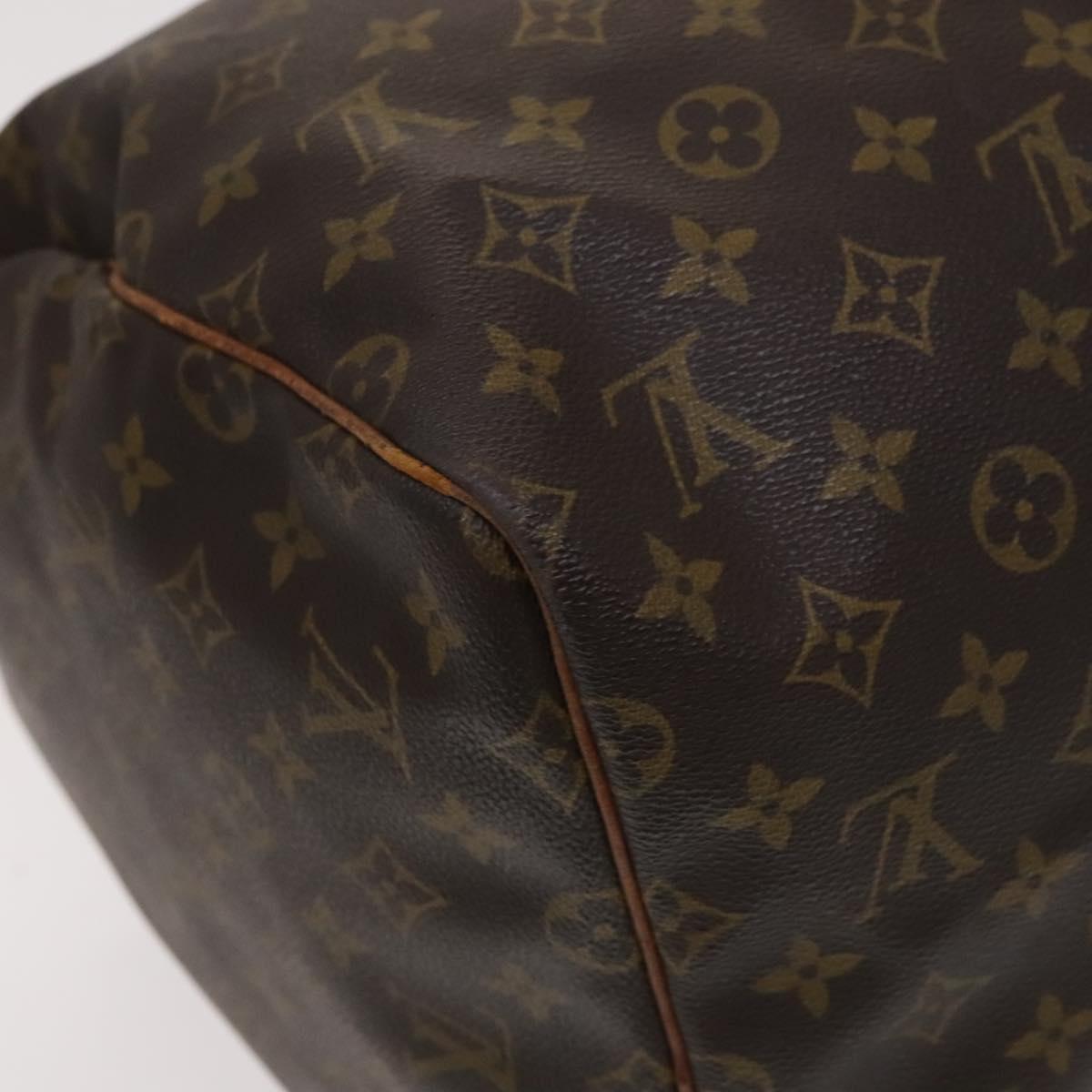 Louis Vuitton Keepall 55, Brown, Canvas, travel