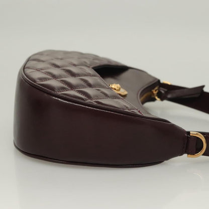 Versace, Brown, Leather, shoulder