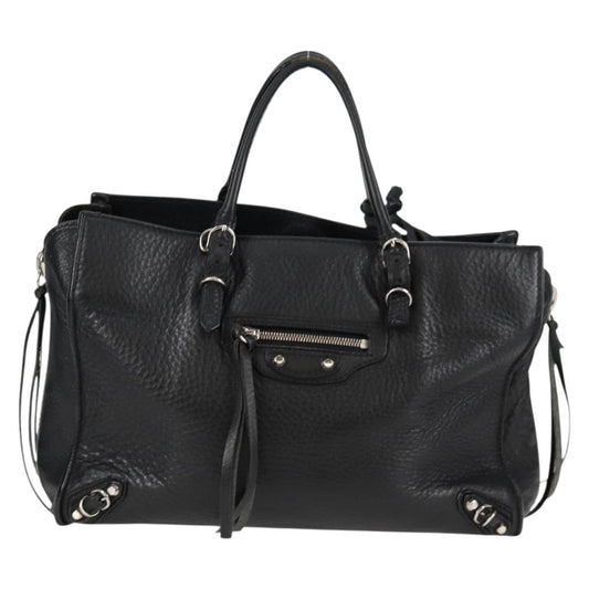 Balenciaga Papier, Black, Leather, handbag