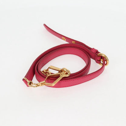 Miu Miu Vitello, Pink, Leather, tote