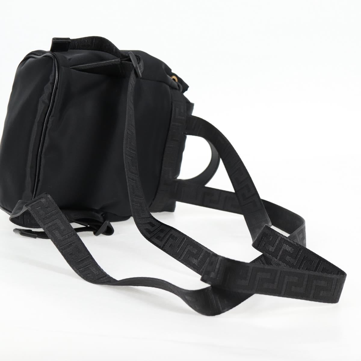 Versace Medusa, Black, NYLON, backpack