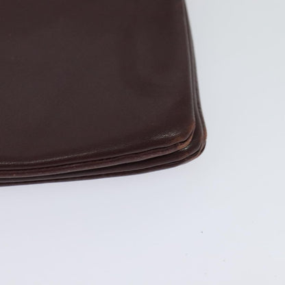 Celine Trio Crossbody Bag Leather, BURGUNDY, LEATHER, Crossbody bag