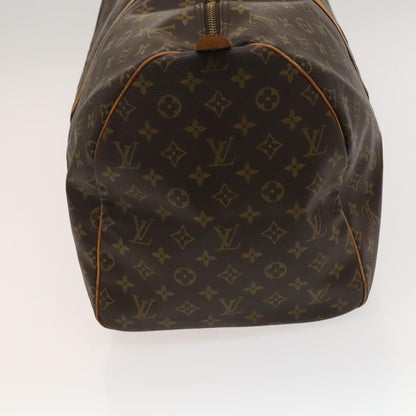 Louis Vuitton Keepall 55, Brown, Canvas, travel