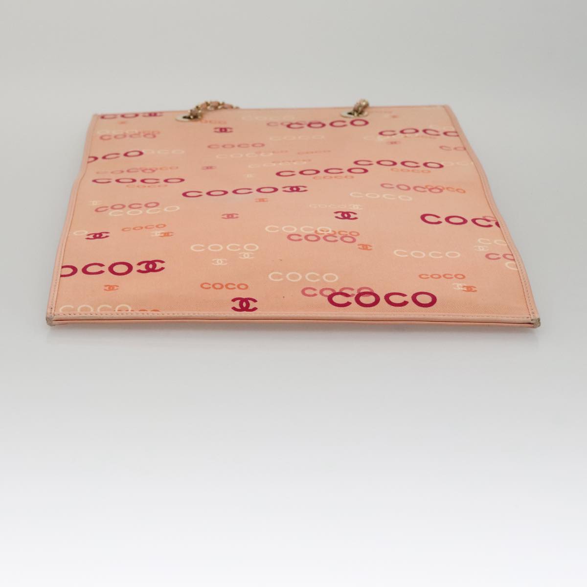 Chanel Coco Mark, Pink, Canvas, tote
