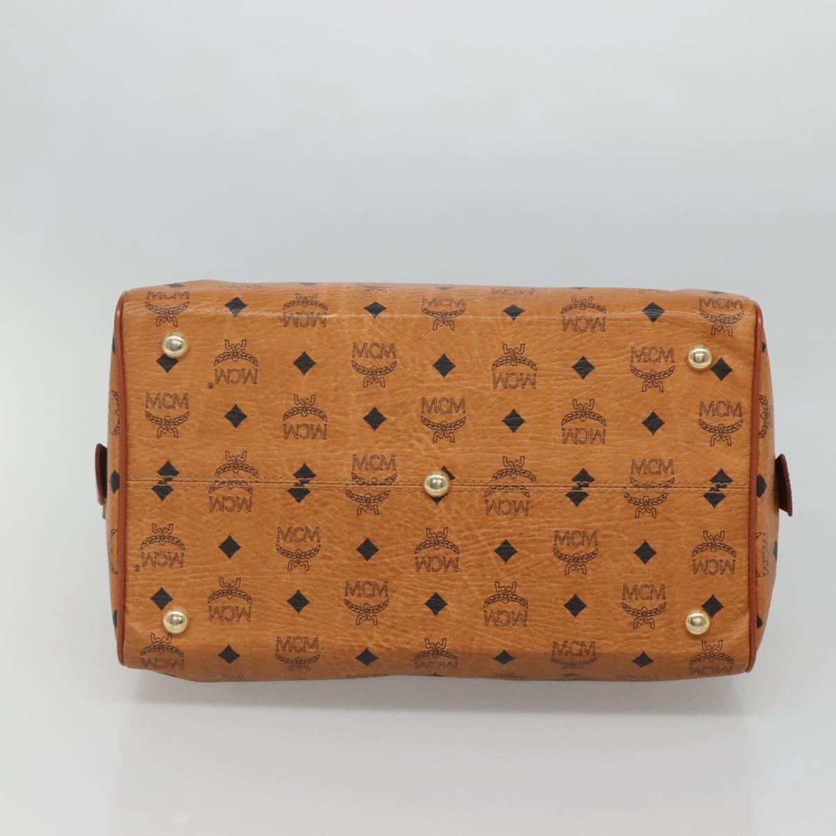 MCM Visetos, Brown, Canvas, travel