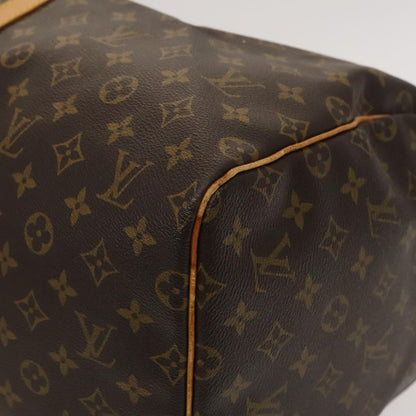 Louis Vuitton Keepall 55, Brown, Canvas, travel