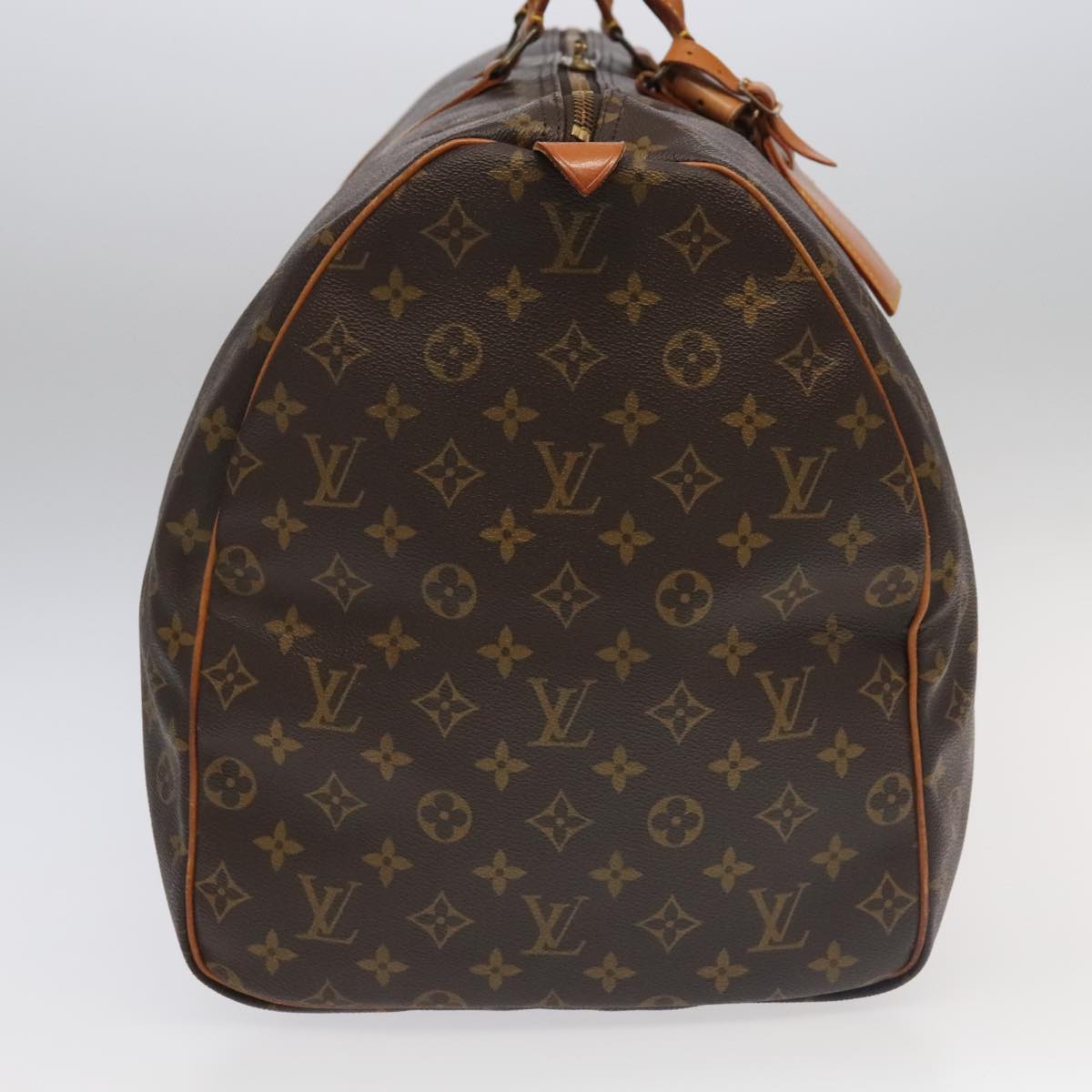 Louis Vuitton Keepall 60, Brown, Canvas, travel