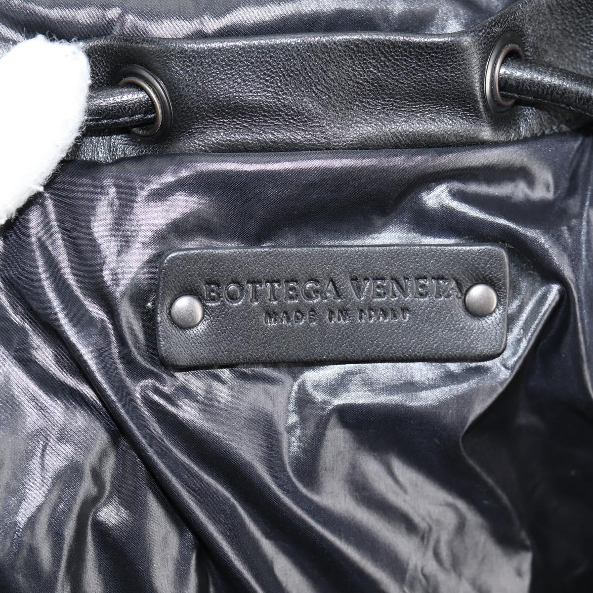 Bottega Veneta Spinnaker, Black, NYLON, backpack