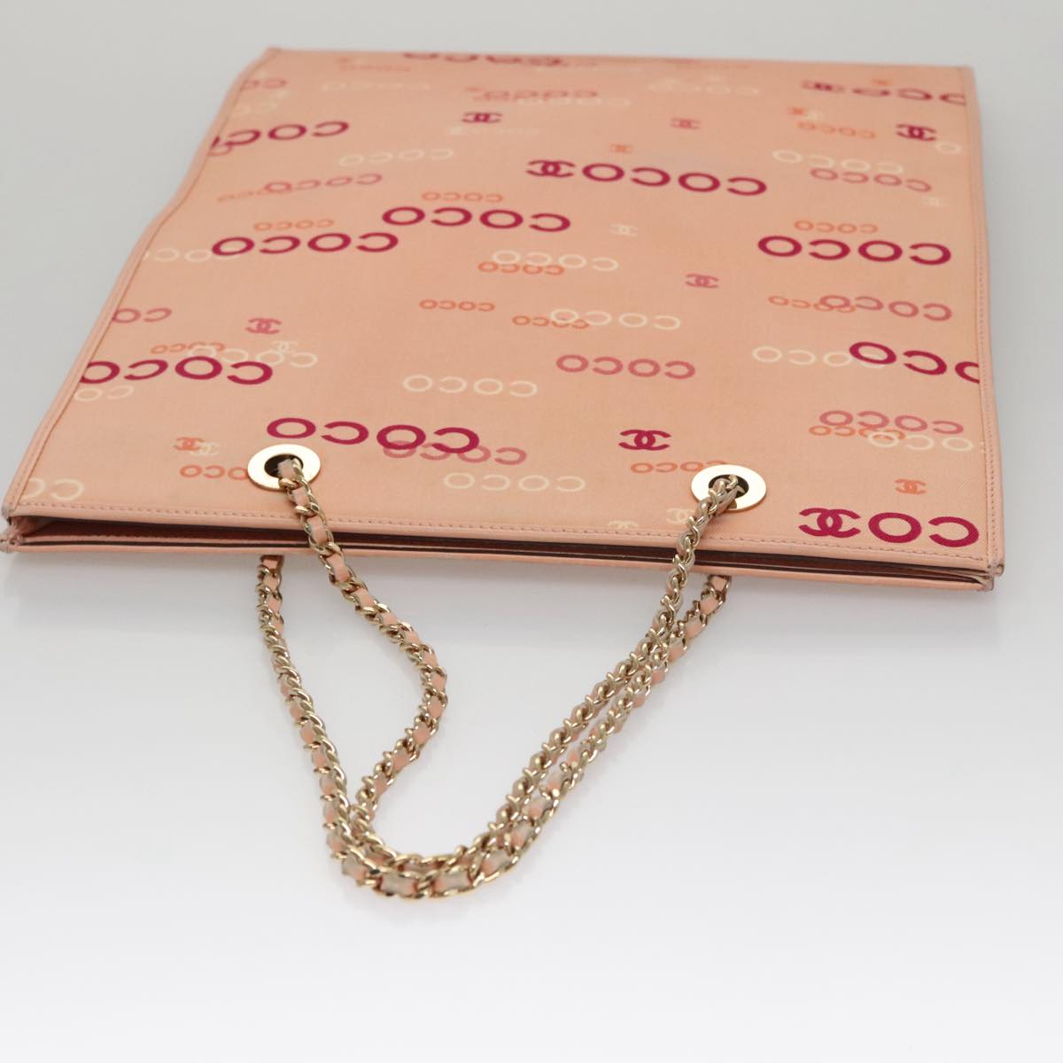 Chanel Coco Mark, Pink, Canvas, tote