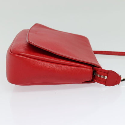 Louis Vuitton Parnassea, Red, Leather, shoulder