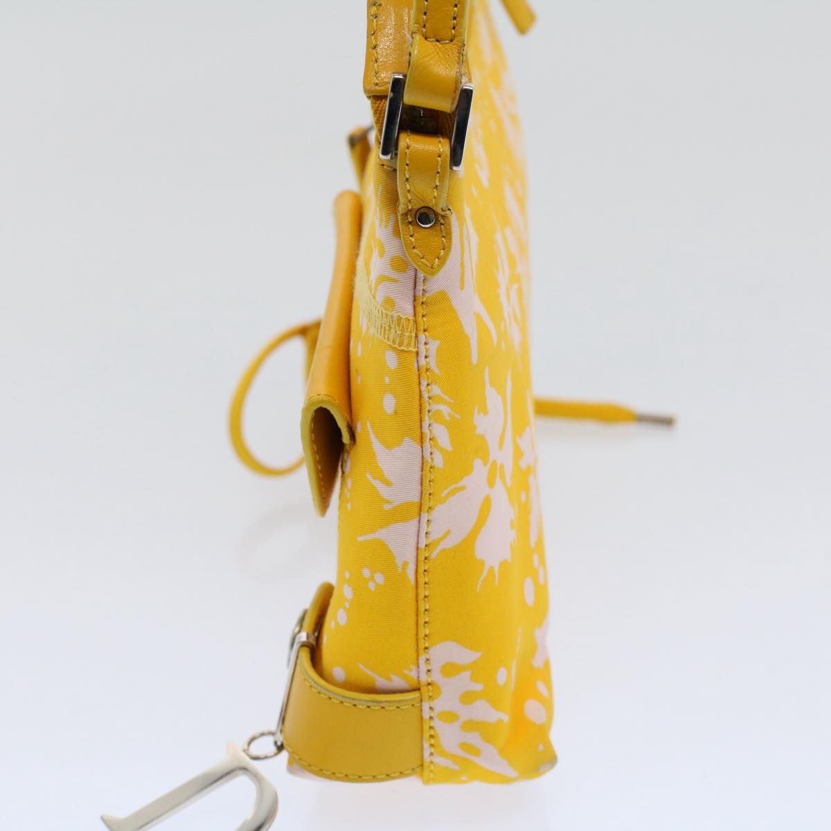 Christian Dior DIOR Surf Canvas, YELLOW, CANVAS, Shoulder bag