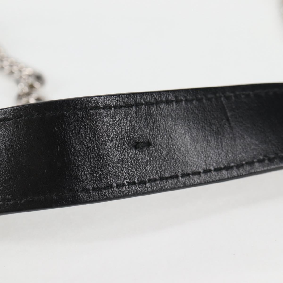 Prada Ribbon, Black, Leather, shoulder