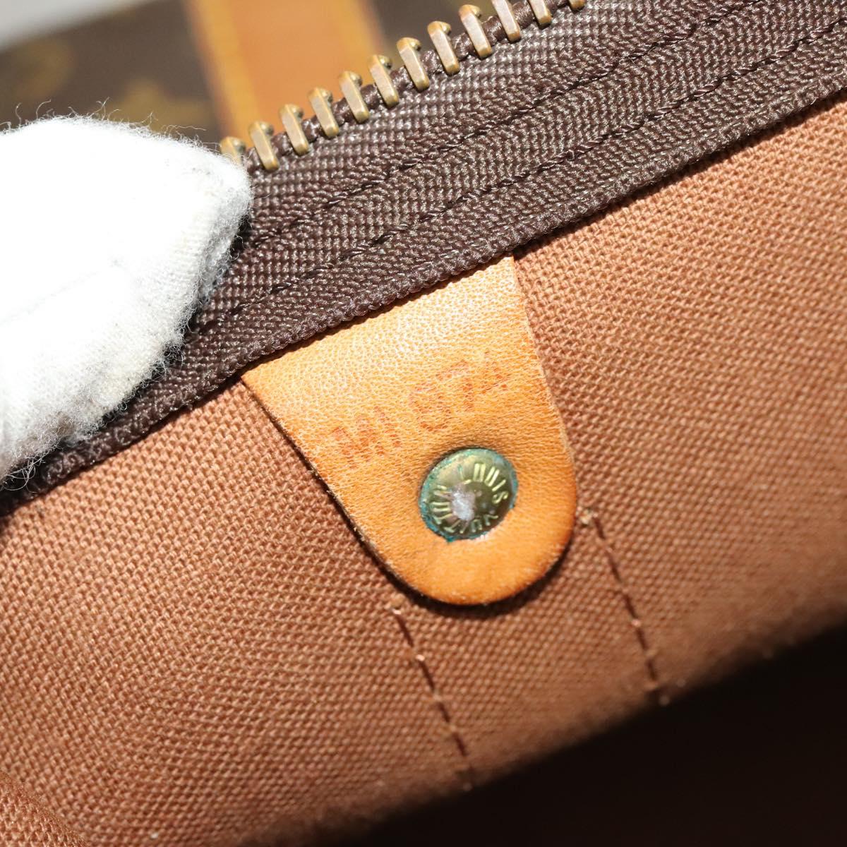 Louis Vuitton Keepall 60, Brown, Canvas, travel