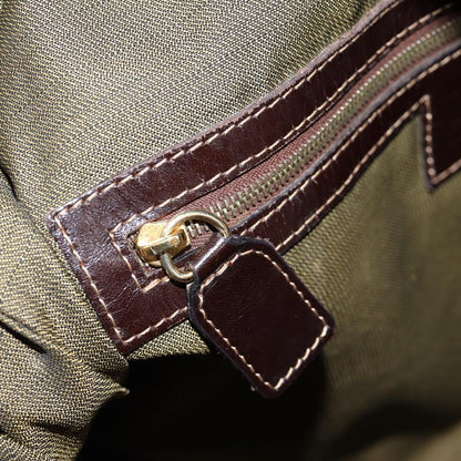 Fendi Zucca, Brown, Canvas, handbag
