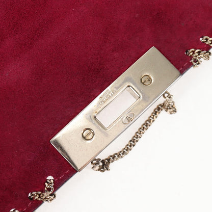 Valentino Garavani Demilune, Pink, Leather, shoulder
