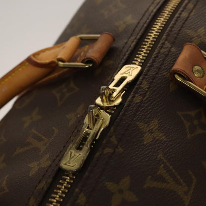 Louis Vuitton Keepall Bandouliere 55, Brown, Canvas, travel
