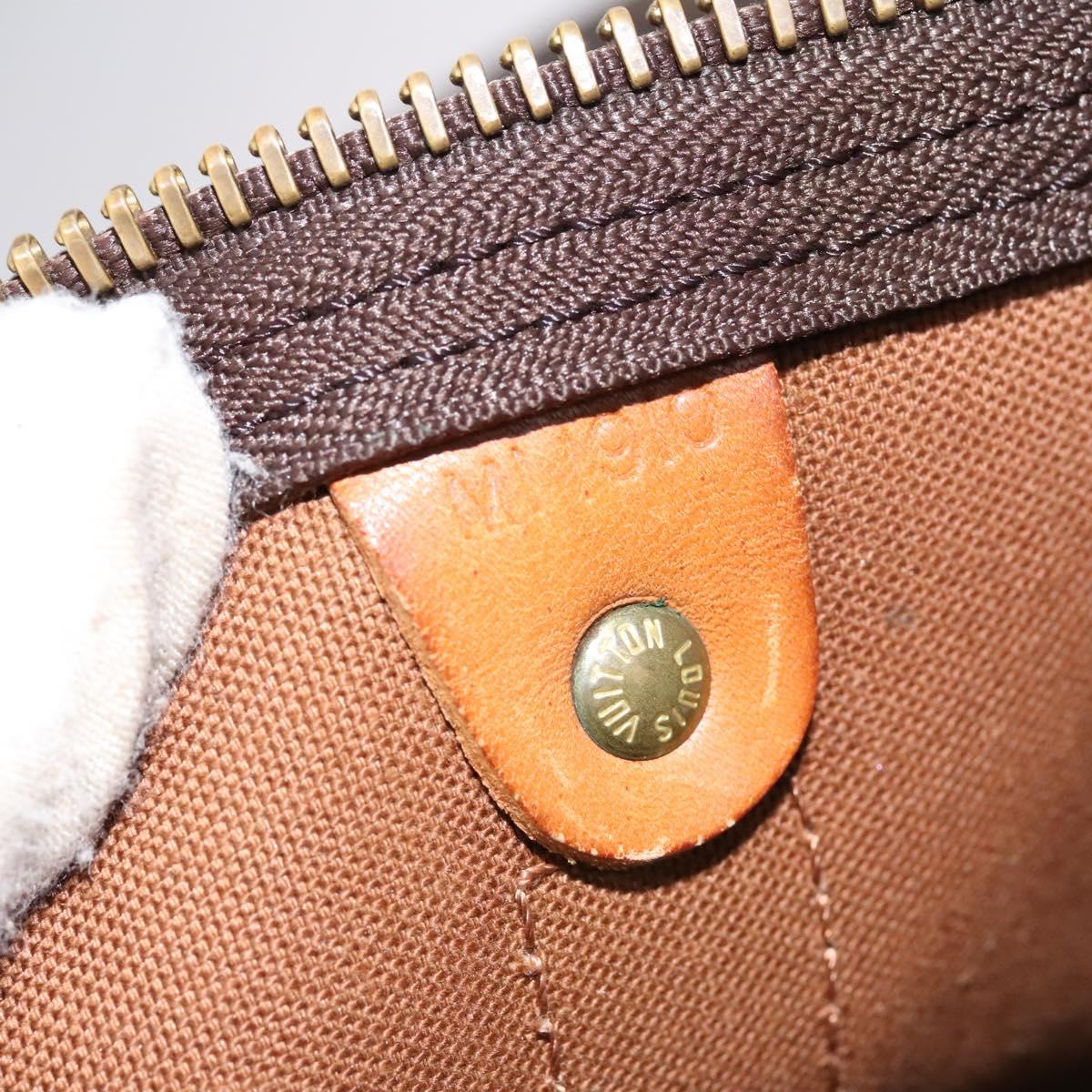 Louis Vuitton Keepall 55, Brown, Canvas, travel