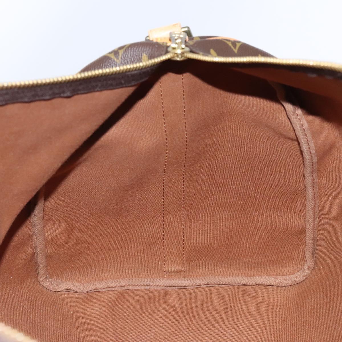 Louis Vuitton Keepall Bandouliere 55, Brown, Canvas, travel