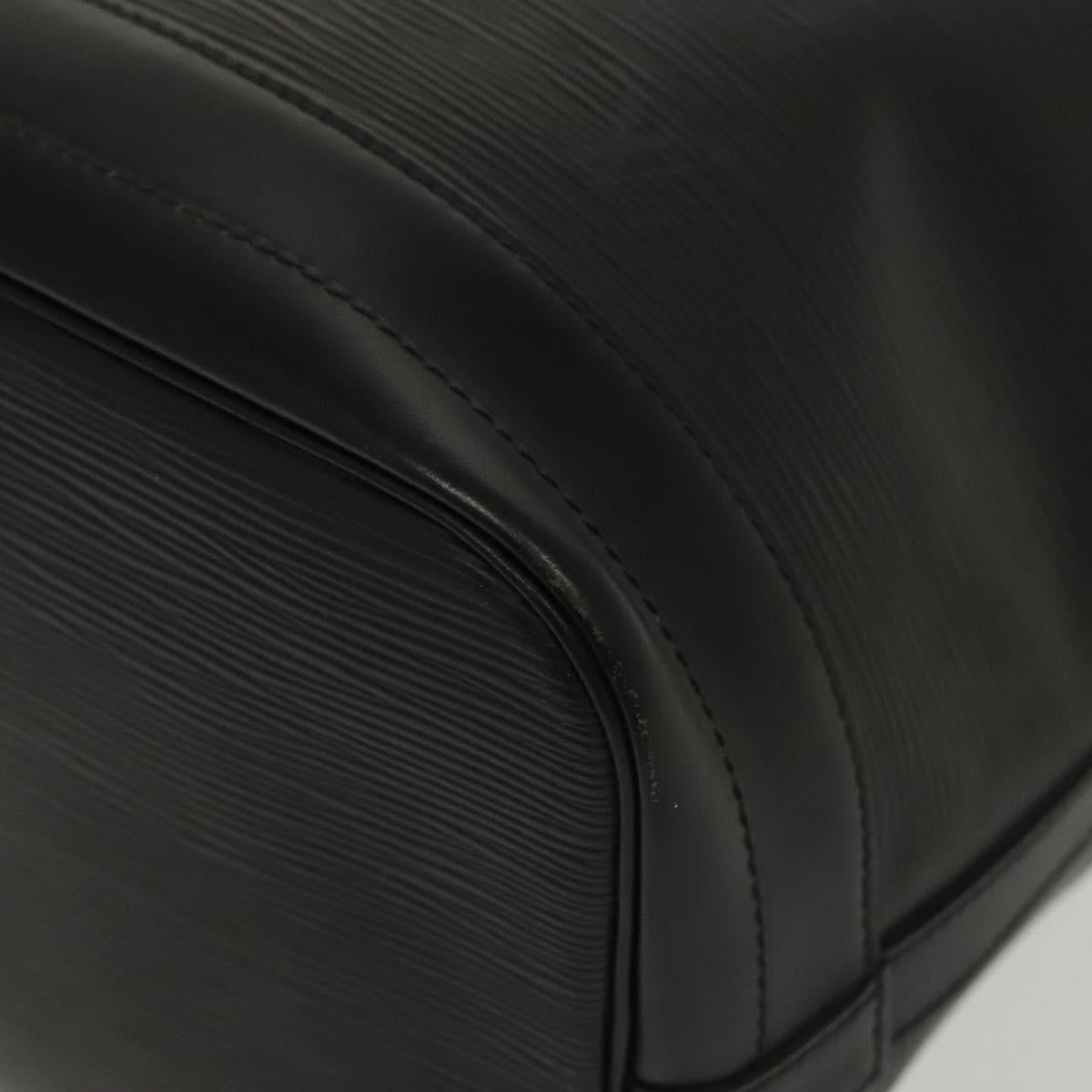 Louis Vuitton Noé, Black, Leather, shoulder