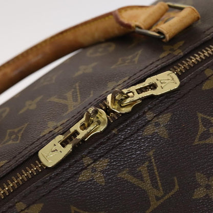 Louis Vuitton Keepall 60, Brown, Canvas, travel