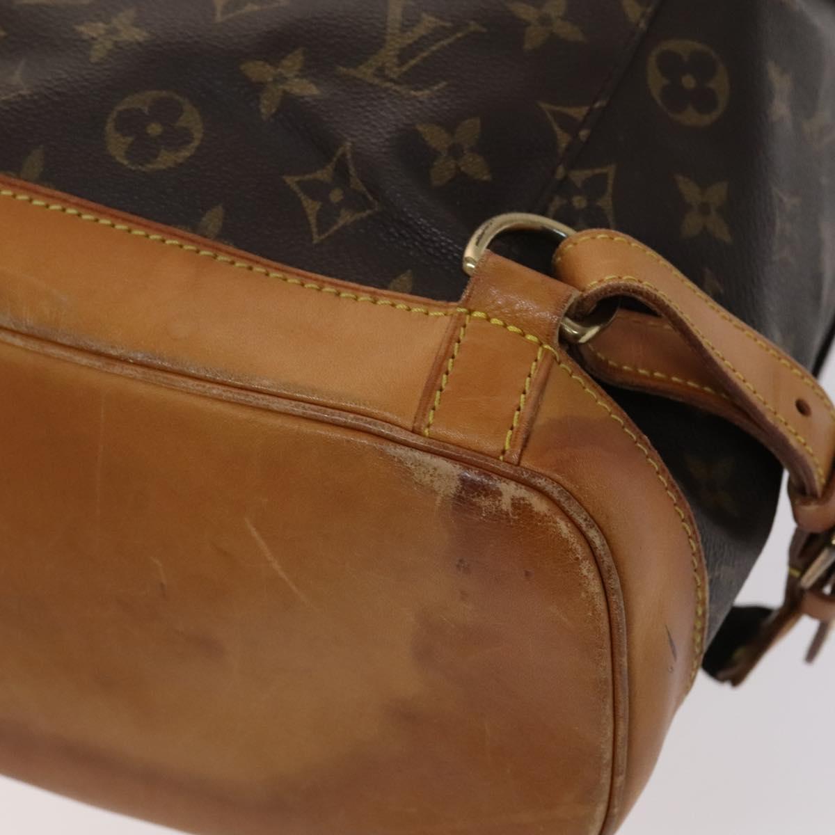 Louis Vuitton Montsouris, Brown, Canvas, backpack