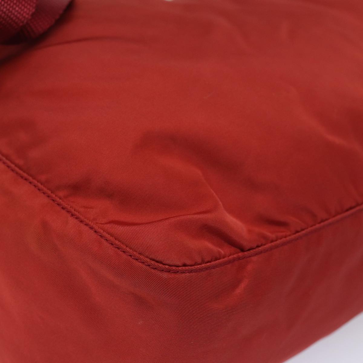 Prada Tessuto, Red, Canvas, shoulder