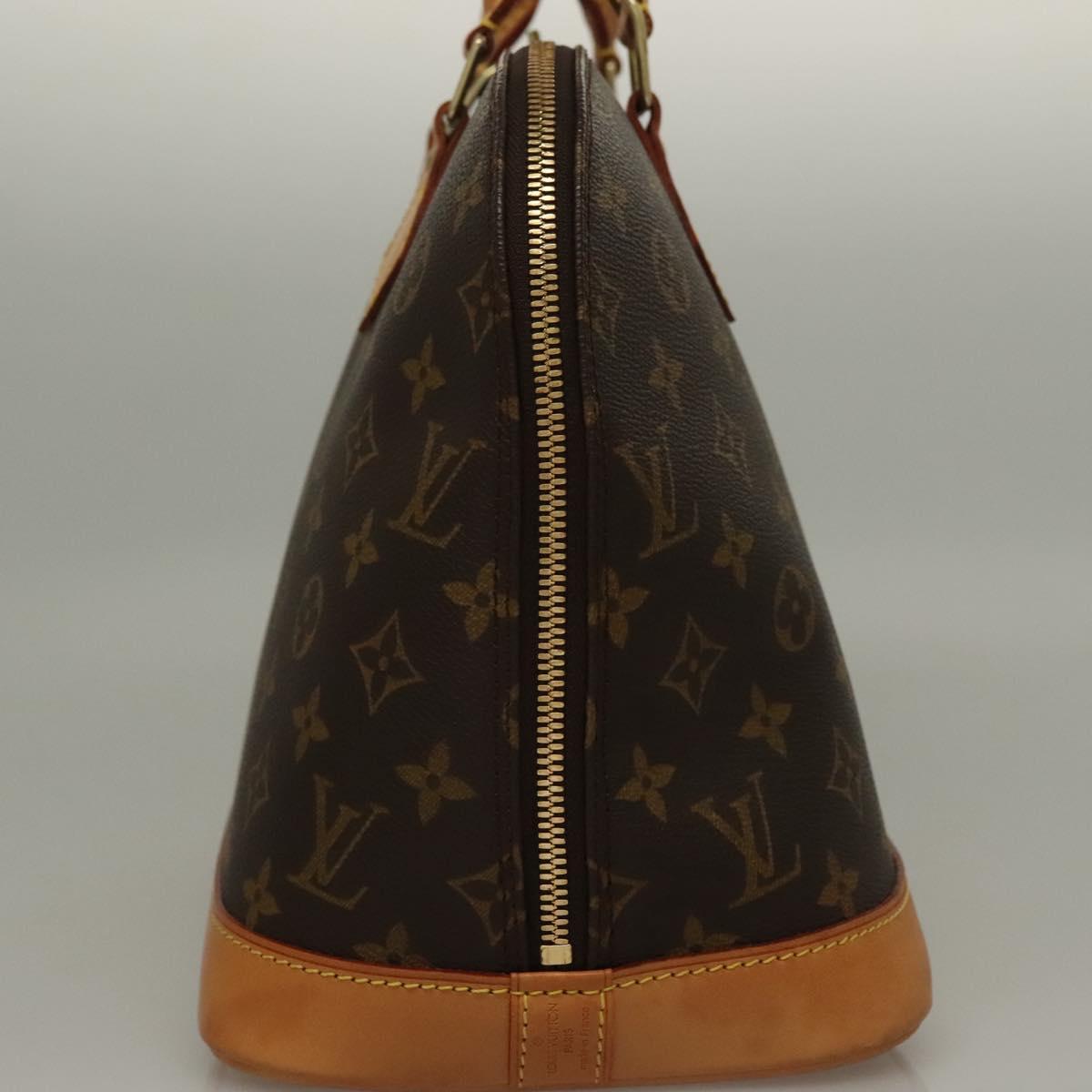 Louis Vuitton Alma, Brown, Canvas, handbag