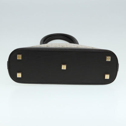Louis Vuitton Alma long, Grey, Canvas, handbag