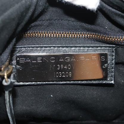 Balenciaga First, Black, Leather, handbag