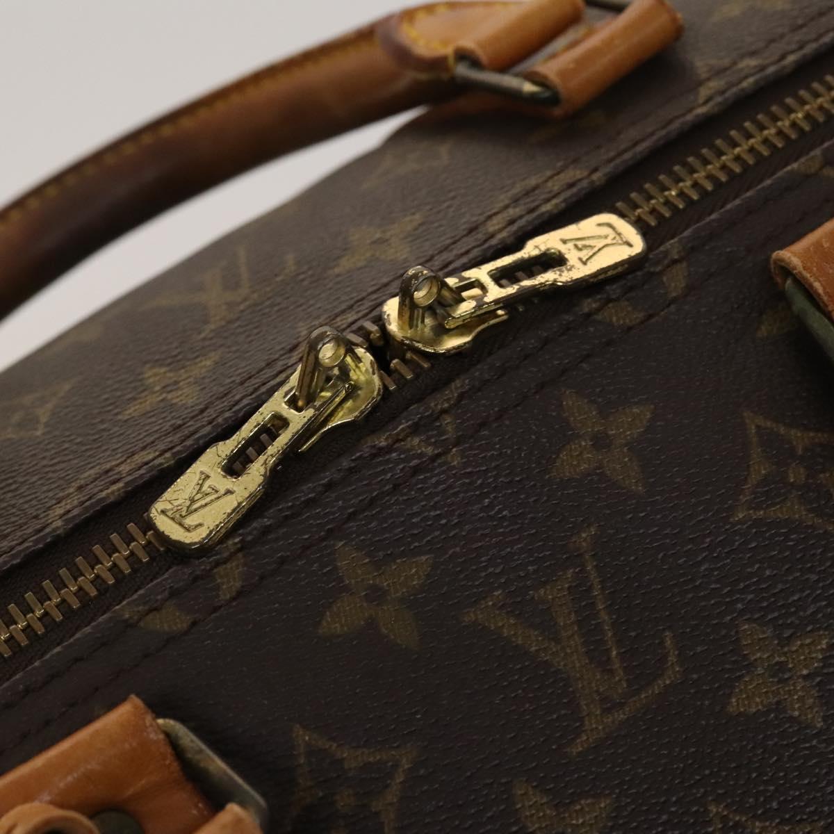 Louis Vuitton Keepall 55, Brown, Canvas, travel
