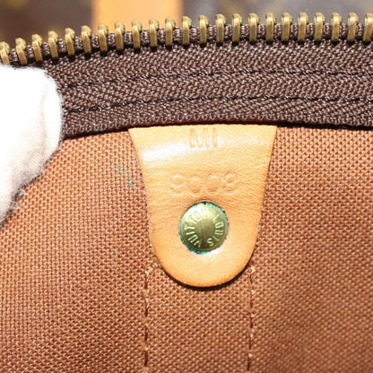 Louis Vuitton Keepall 60, Brown, Canvas, travel