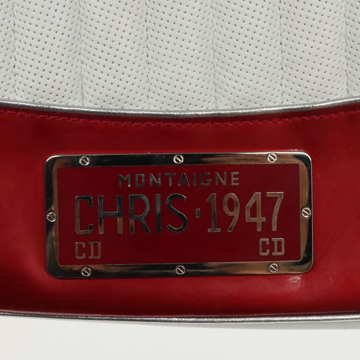 Dior Cadillac, White, Leather, shoulder