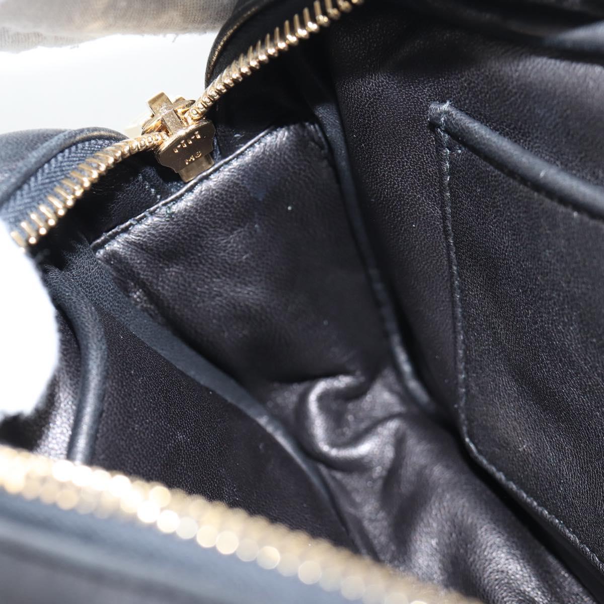 Prada Ribbon, Black, Leather, shoulder