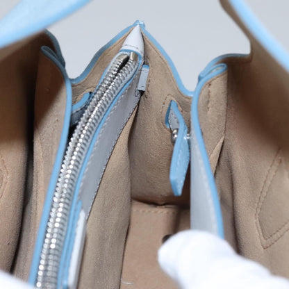 MCM Milla, Blue, Leather, handbag