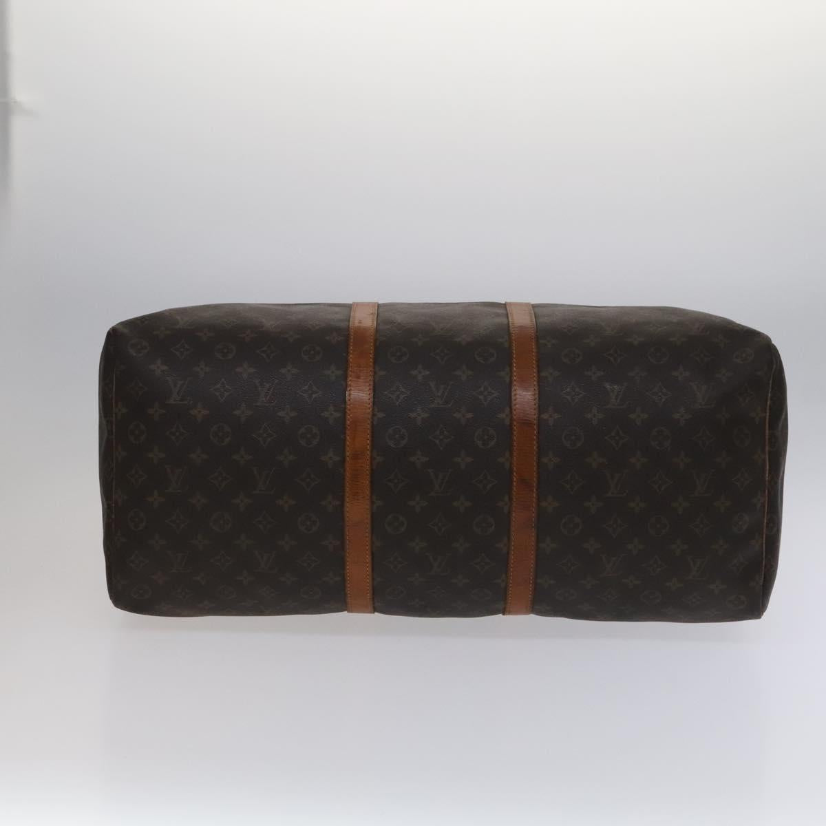 Louis Vuitton Keepall 60, Brown, Canvas, travel