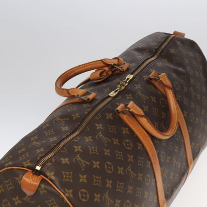 Louis Vuitton Keepall 60, Brown, Canvas, travel