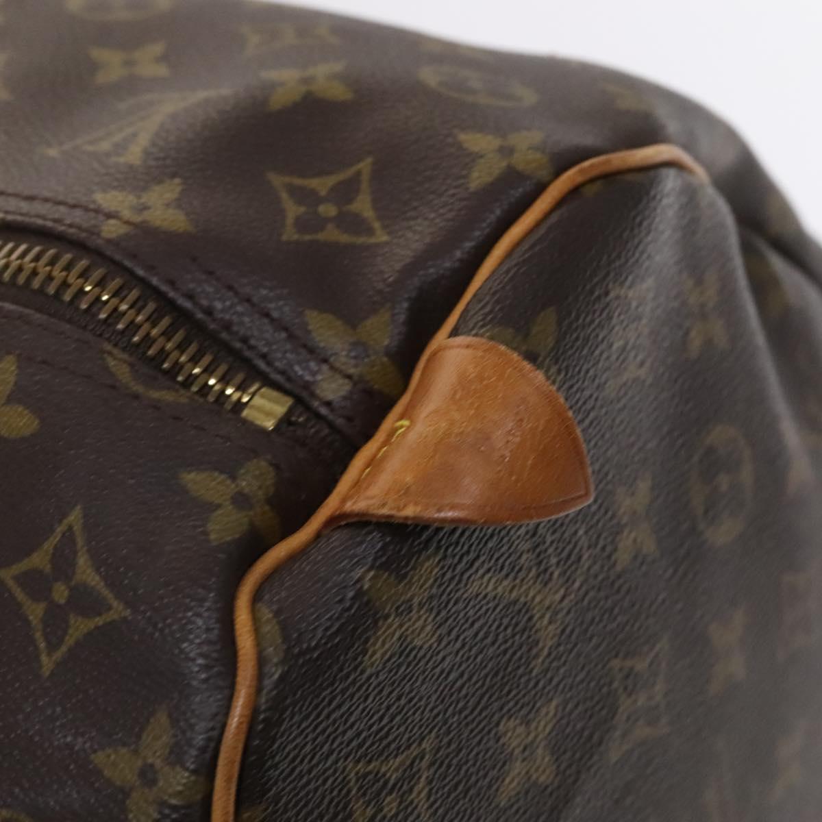 Louis Vuitton Keepall 60, Brown, Canvas, travel