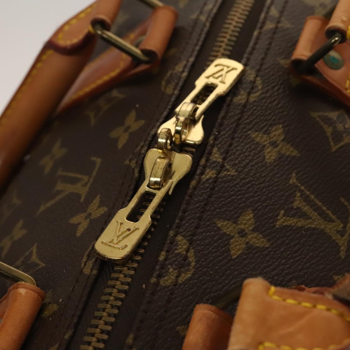 Louis Vuitton Keepall 55, Brown, Canvas, travel