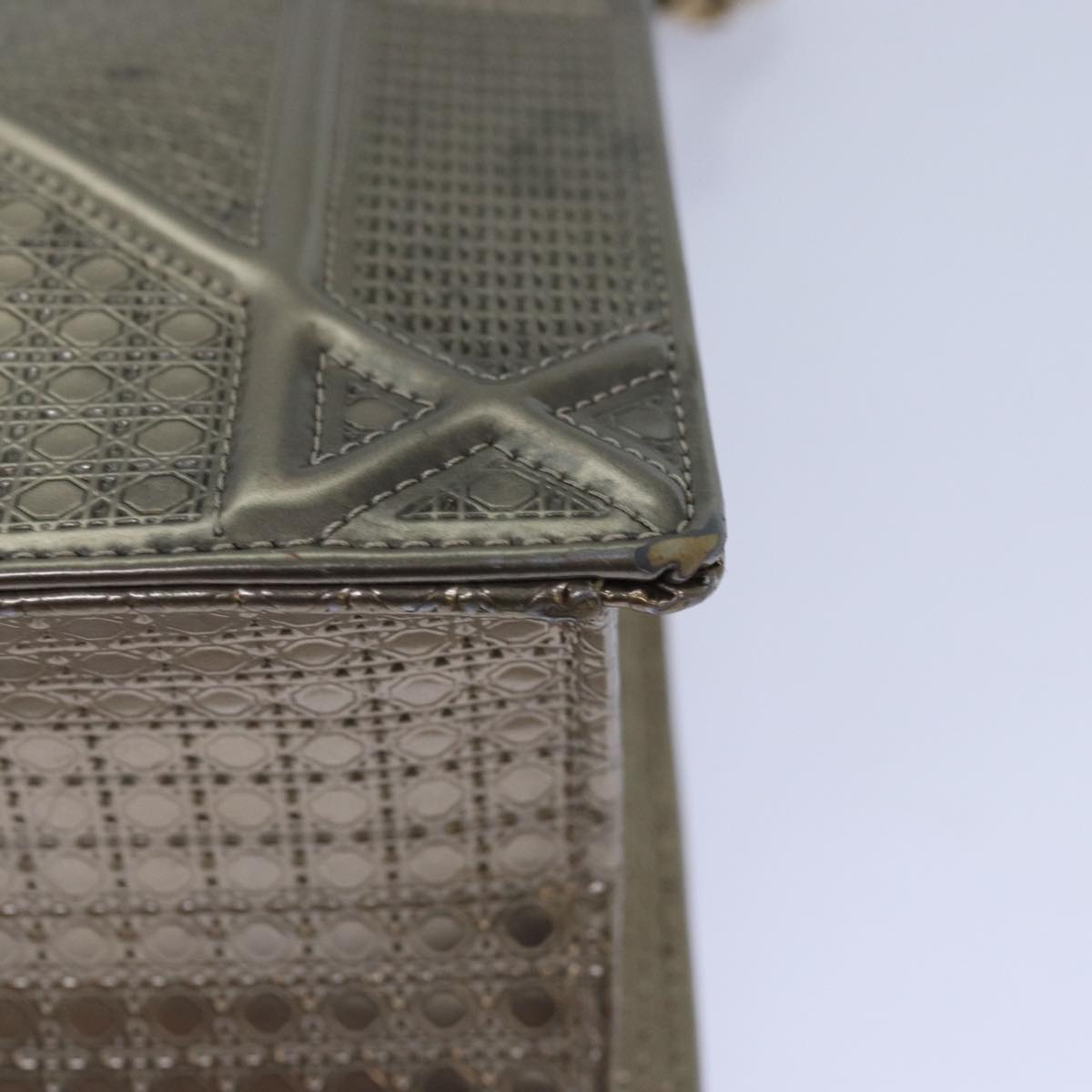 Dior Diorama, Gold, Leather, shoulder