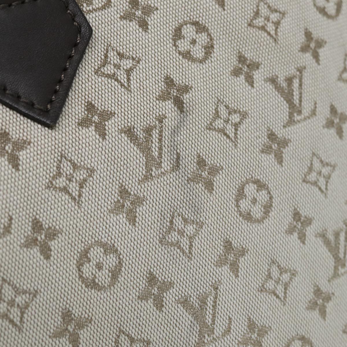 Louis Vuitton Alma long, Grey, Canvas, handbag