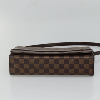 Louis Vuitton Tribeca, Brown, Canvas, shoulder