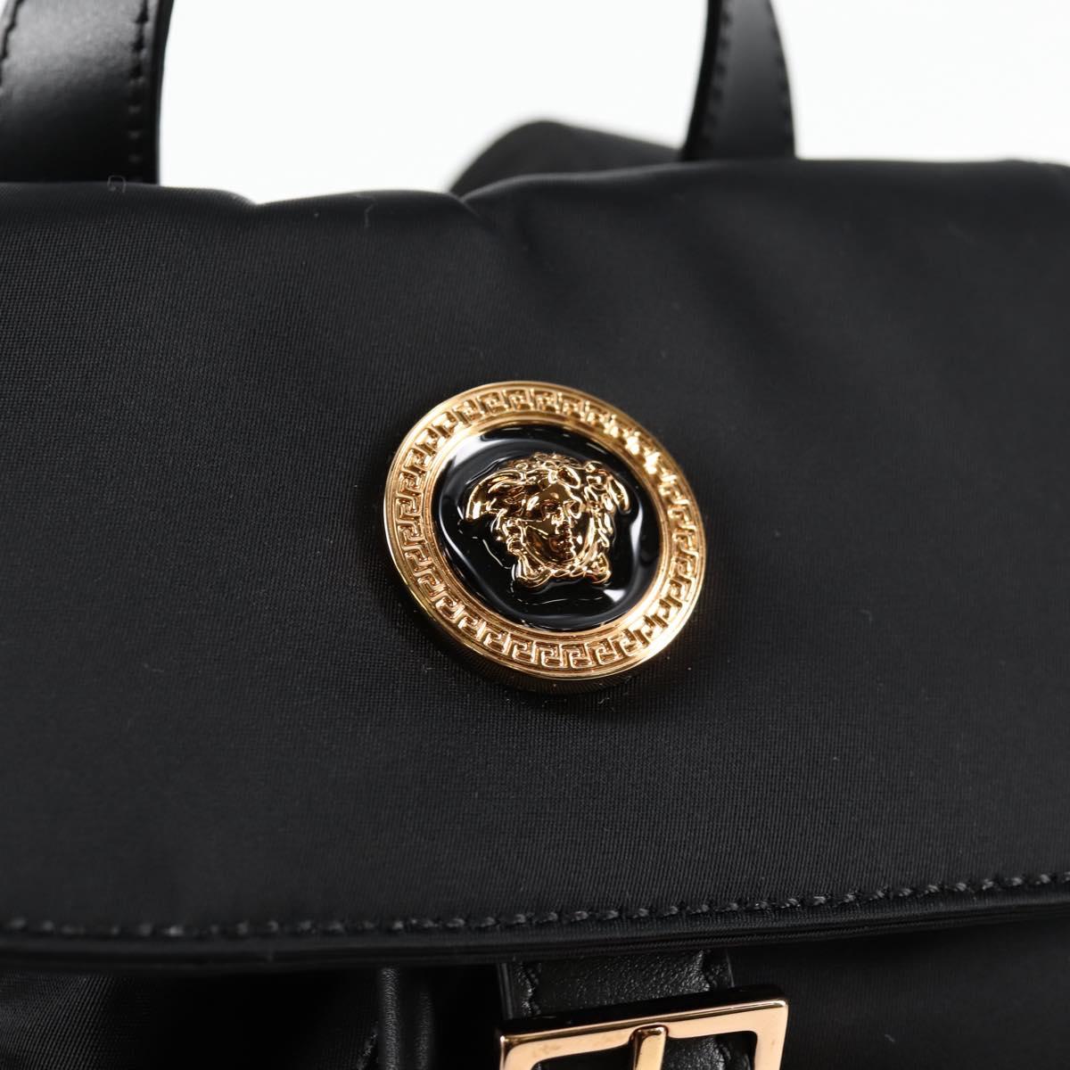 Versace Medusa, Black, NYLON, backpack