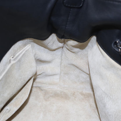 Bottega Veneta Intrecciato, Black, Leather, shoulder